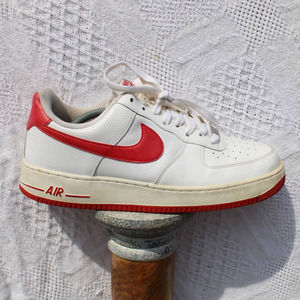 Nike Air Force One White Sport Red 315122-126 Size 11